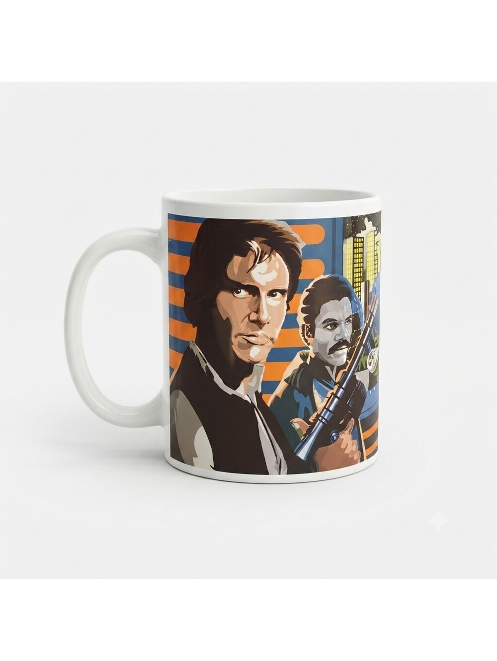 Han Solo, Lando Calrissian, Chewbacca Star Wars Galerie Ceramic Coffee Mug Cup